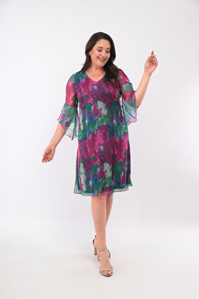 Moda berray Büyük Beden Abiye Elbise