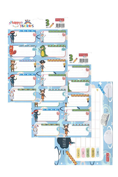 Tanex Etiket, Sticker