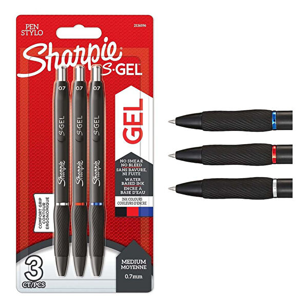 Sharpie Roller ve Jel Kalem