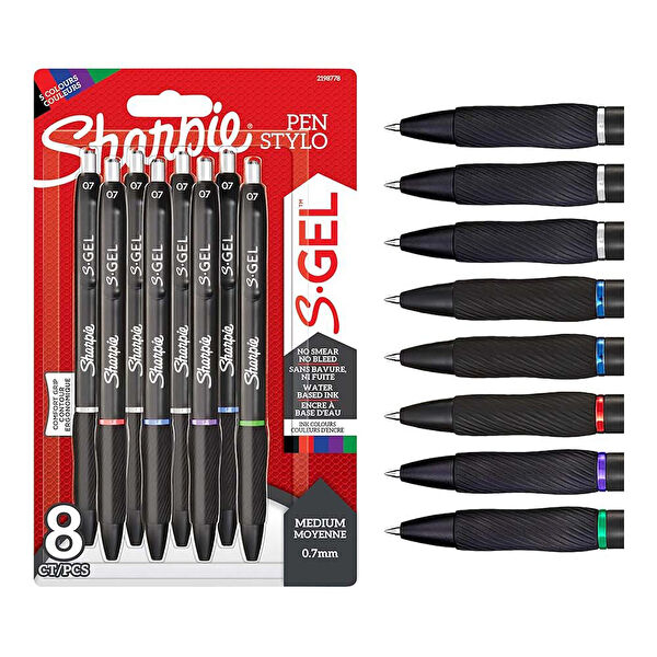Sharpie Roller ve Jel Kalem