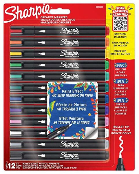 Sharpie Markör ve Tahta Kalemi