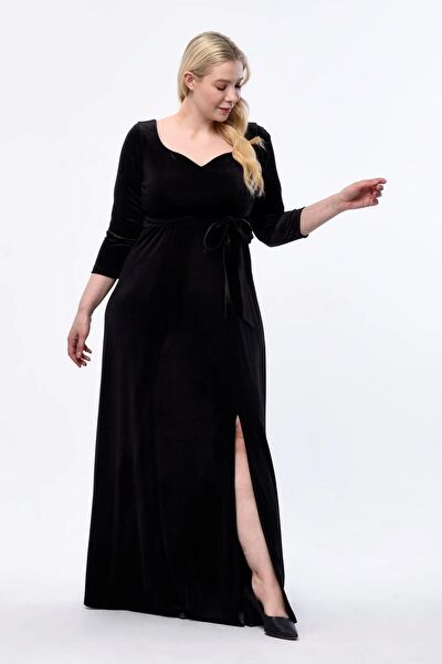 IŞILTI ABİYE Büyük Beden Abiye Elbise