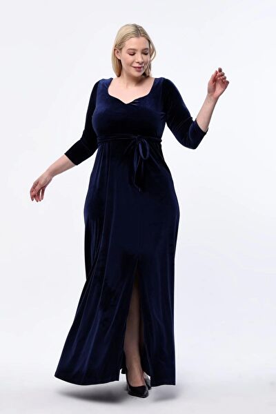 IŞILTI ABİYE Büyük Beden Abiye Elbise