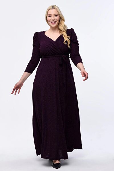 IŞILTI ABİYE Büyük Beden Abiye Elbise