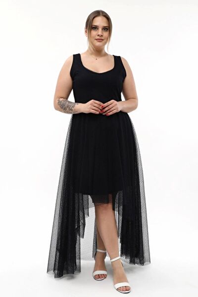 IŞILTI ABİYE Büyük Beden Abiye Elbise