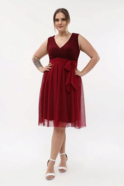 IŞILTI ABİYE Büyük Beden Abiye Elbise