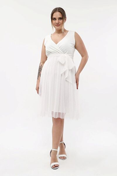 IŞILTI ABİYE Büyük Beden Abiye Elbise