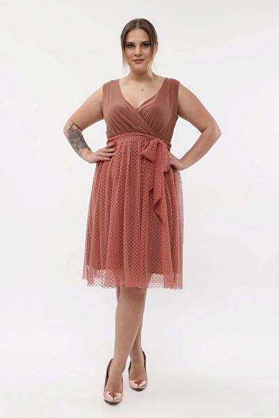 IŞILTI ABİYE Büyük Beden Abiye Elbise