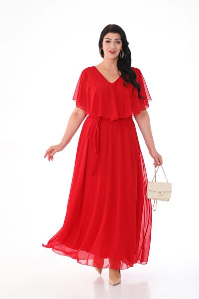 IŞILTI ABİYE Büyük Beden Abiye Elbise