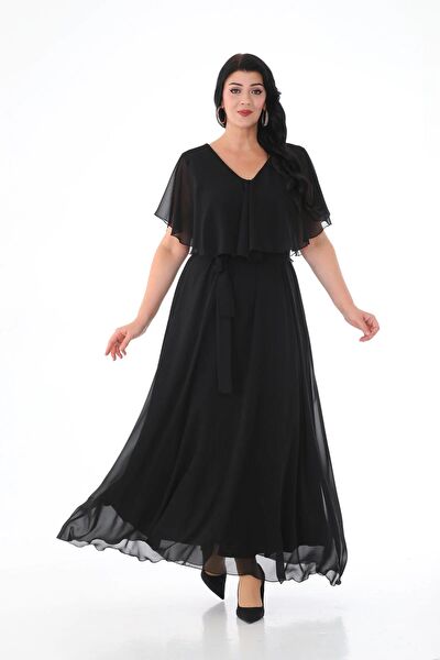 IŞILTI ABİYE Büyük Beden Abiye Elbise