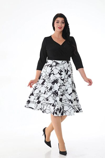 IŞILTI ABİYE Büyük Beden Abiye Elbise