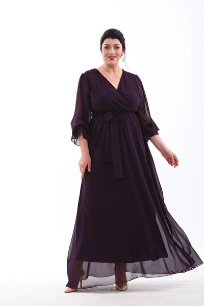 IŞILTI ABİYE Büyük Beden Abiye Elbise