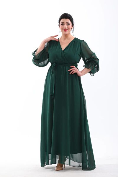 IŞILTI ABİYE Büyük Beden Abiye Elbise