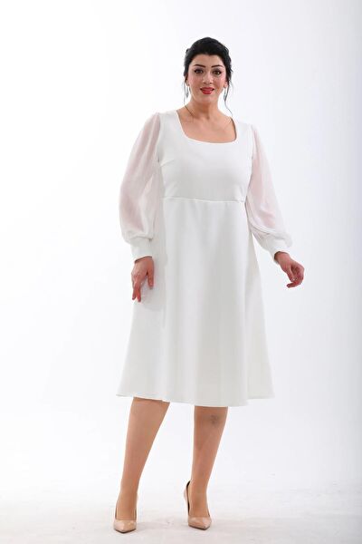 IŞILTI ABİYE Büyük Beden Abiye Elbise