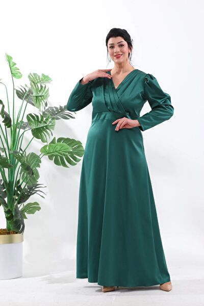 IŞILTI ABİYE Büyük Beden Abiye Elbise