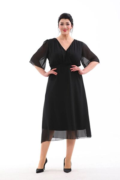 IŞILTI ABİYE Büyük Beden Abiye Elbise