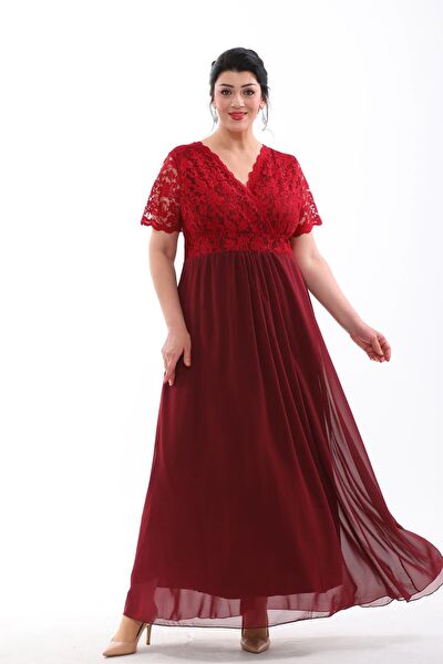 IŞILTI ABİYE Büyük Beden Abiye Elbise