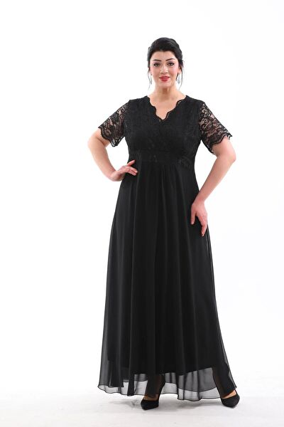 IŞILTI ABİYE Büyük Beden Abiye Elbise