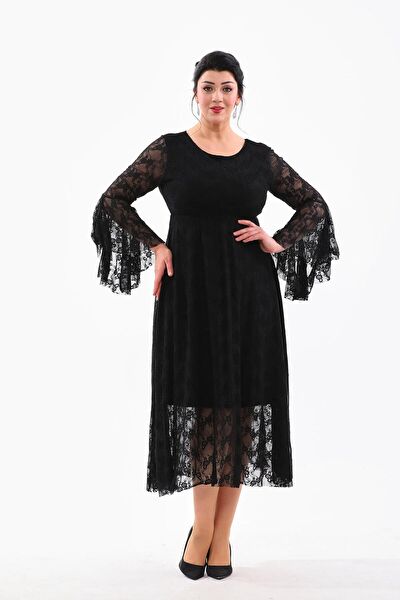 IŞILTI ABİYE Büyük Beden Abiye Elbise