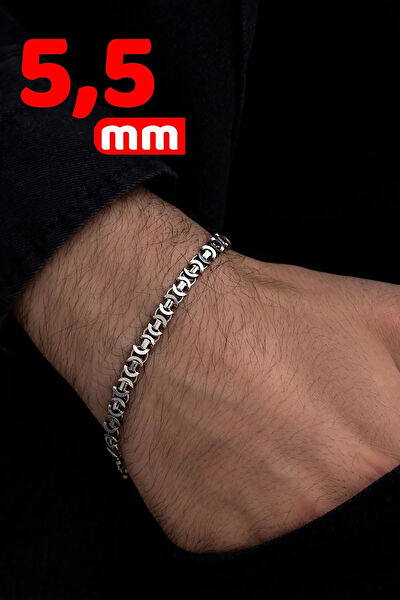 OSMANLI GÜMÜŞ Erkek Bileklik