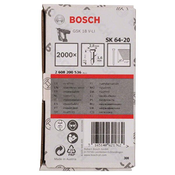 Bosch Zımba, Çivileme Tabancaları