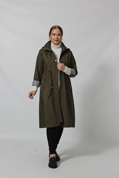 Moda berray Büyük Beden Trençkot