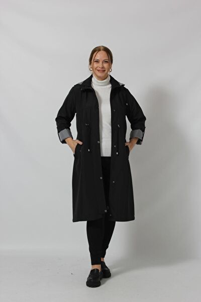 Moda berray Büyük Beden Trençkot