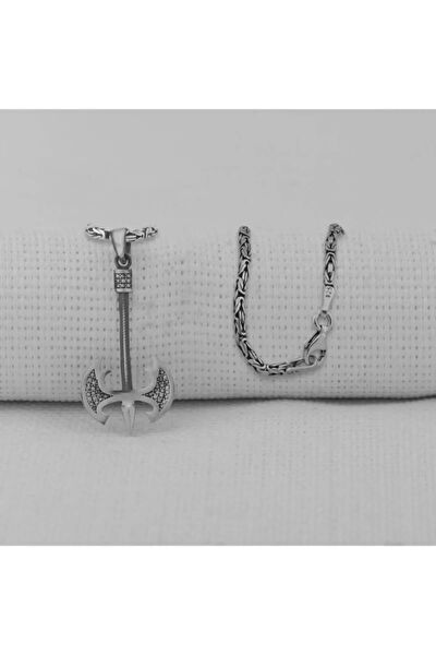 Moda Gümüş Kolye, Zincir, Künye