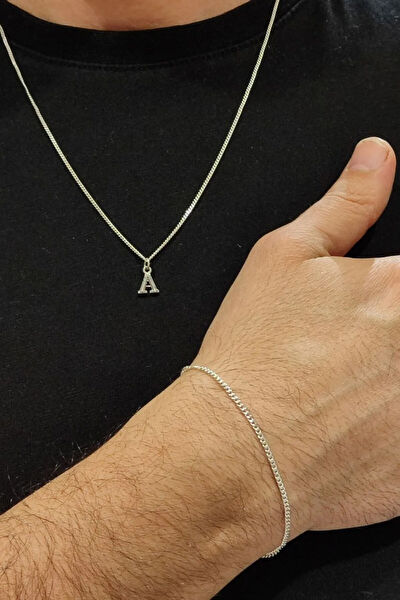 Moda Gümüş Kolye, Zincir, Künye