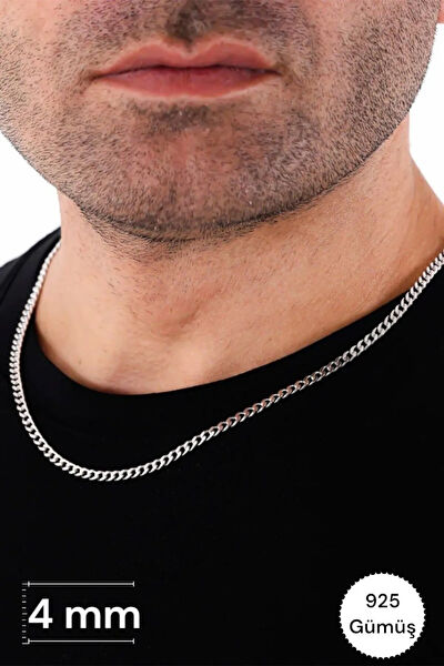 Moda Gümüş Kolye, Zincir, Künye