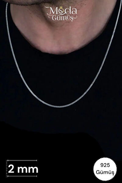 Moda Gümüş Kolye, Zincir, Künye