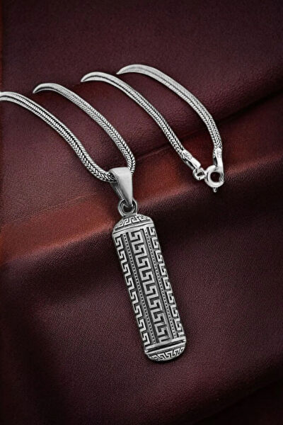 Moda Gümüş Kolye, Zincir, Künye