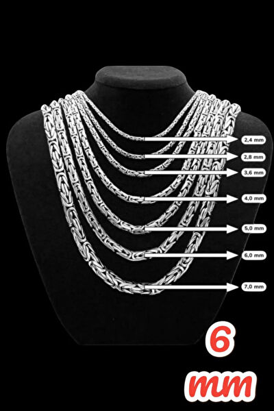 Moda Gümüş Kolye, Zincir, Künye