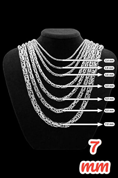 Moda Gümüş Kolye, Zincir, Künye