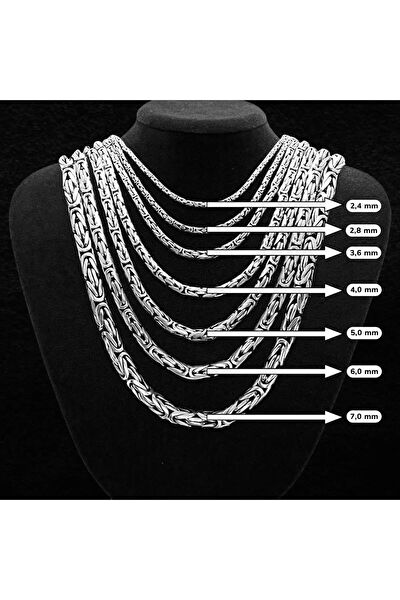 Moda Gümüş Kolye, Zincir, Künye