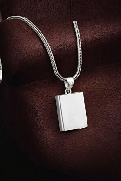 Moda Gümüş Kolye, Zincir, Künye