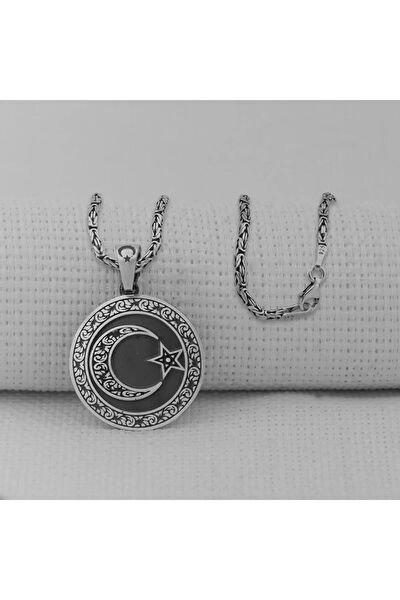 Moda Gümüş Kolye, Zincir, Künye