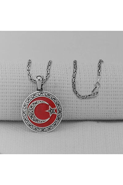 Moda Gümüş Kolye, Zincir, Künye