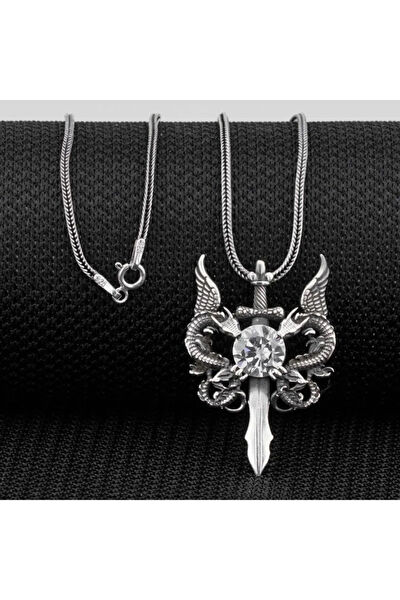 Moda Gümüş Kolye, Zincir, Künye