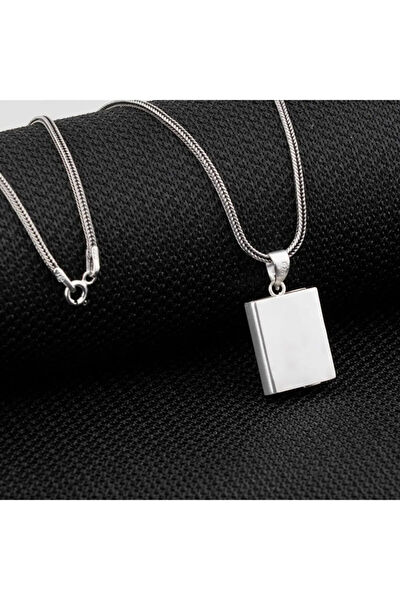 Moda Gümüş Kolye, Zincir, Künye