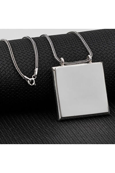 Moda Gümüş Kolye, Zincir, Künye