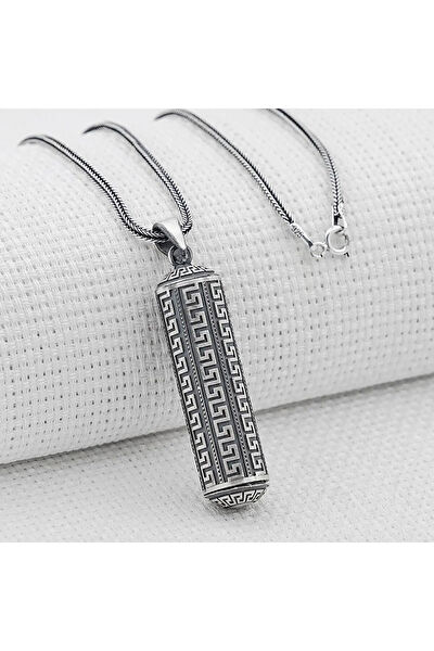 Moda Gümüş Kolye, Zincir, Künye