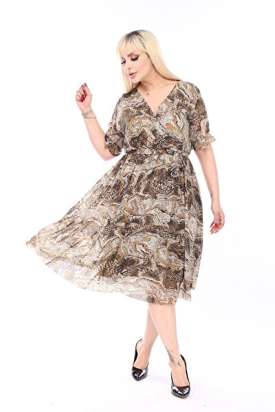 Modayız Büyük Beden Günlük Elbise