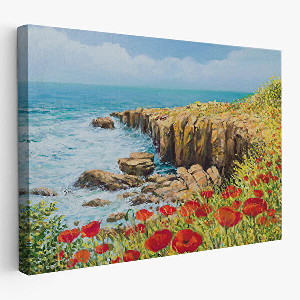 Harita Sepeti Kanvas Tablo