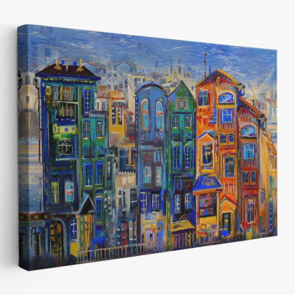 Harita Sepeti Kanvas Tablo