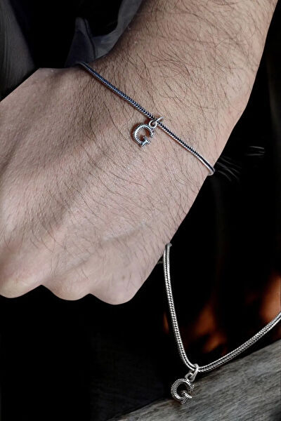 Moda Gümüş Erkek Bileklik