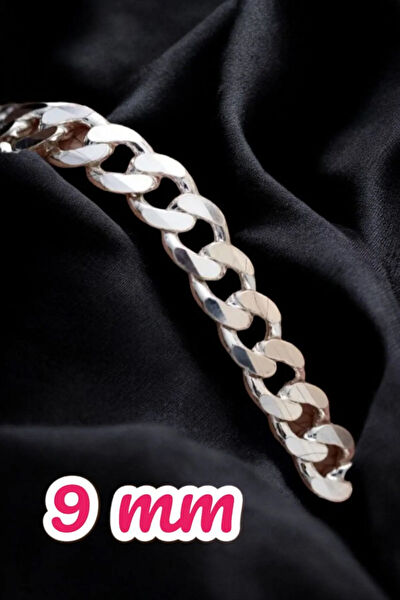 Moda Gümüş Erkek Bileklik