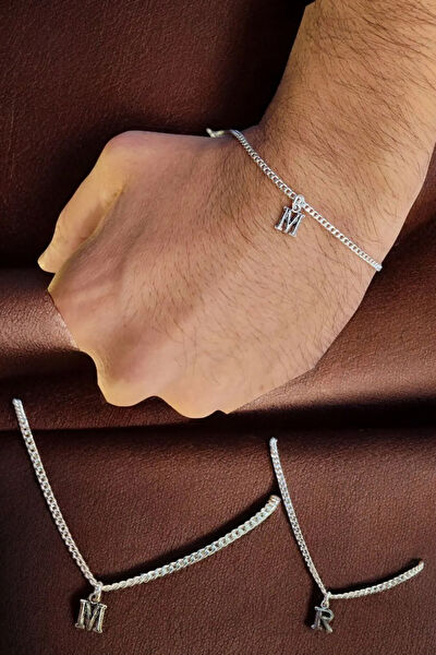 Moda Gümüş Erkek Bileklik