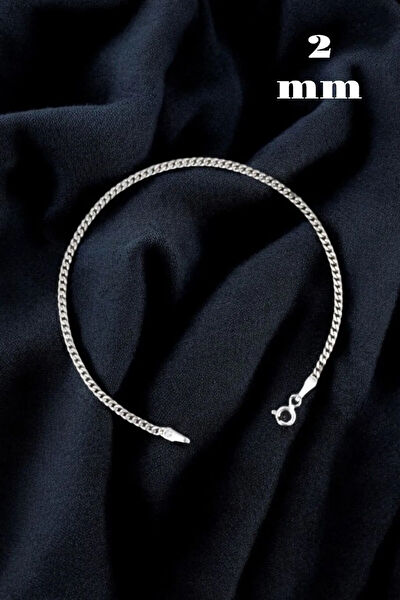 Moda Gümüş Erkek Bileklik