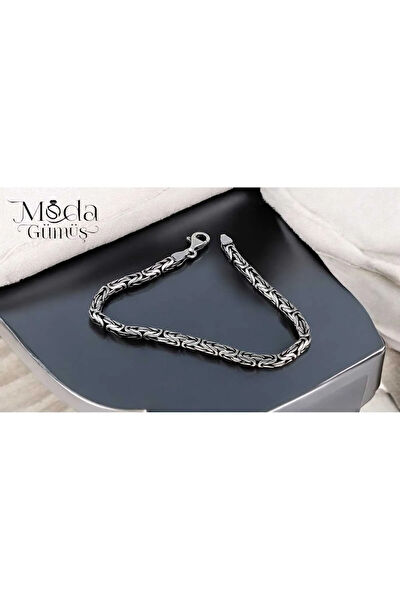 Moda Gümüş Erkek Bileklik